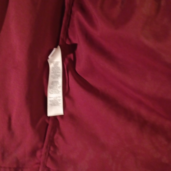 Chico's Deep Red Lace Cardigan Size 1 - Picture 6 of 11